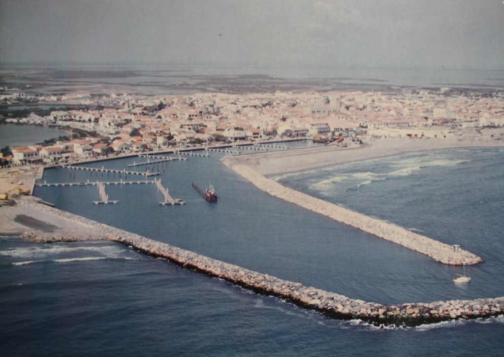 Construction du port de plaisance en 1984